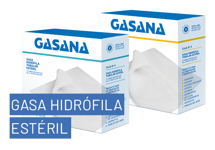 gasas hidrofilas