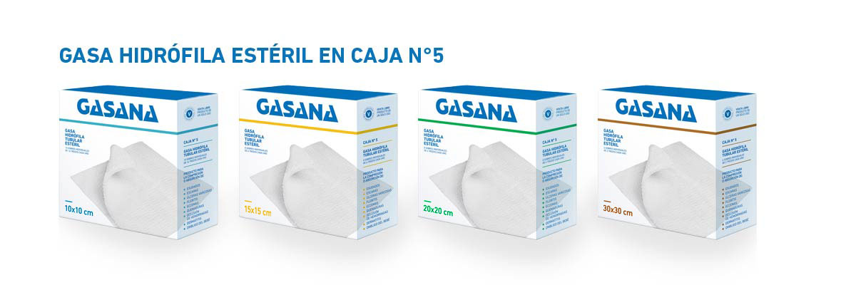 gasa hidrofila esteril caja 5