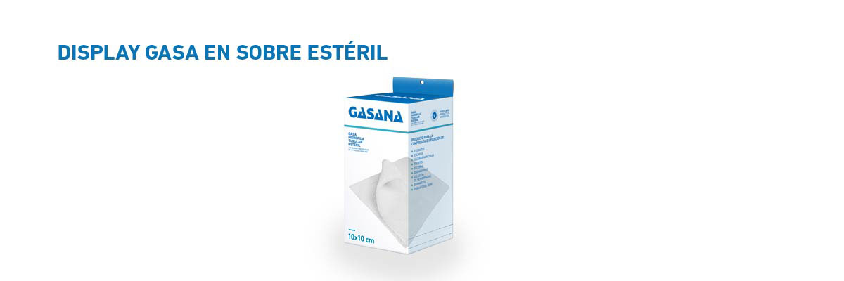 Display de Gasa en Sobre Estéril